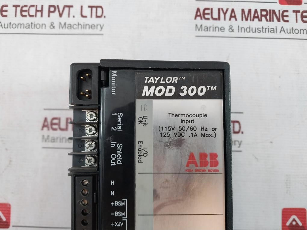 Abb Taylor Mod 300 Thermocouple Input Module 0.1A 6232Bp10720C-k, 6232Bp10730C-k