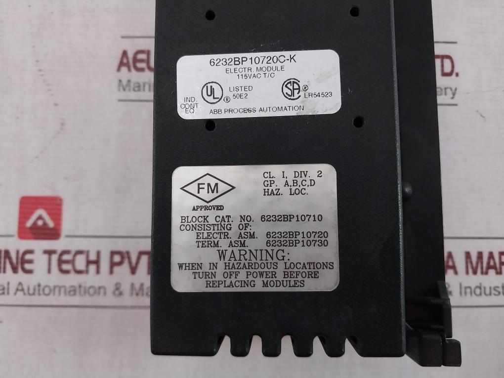 Abb Taylor Mod 300 Thermocouple Input Module 0.1A 6232Bp10720C-k, 6232Bp10730C-k