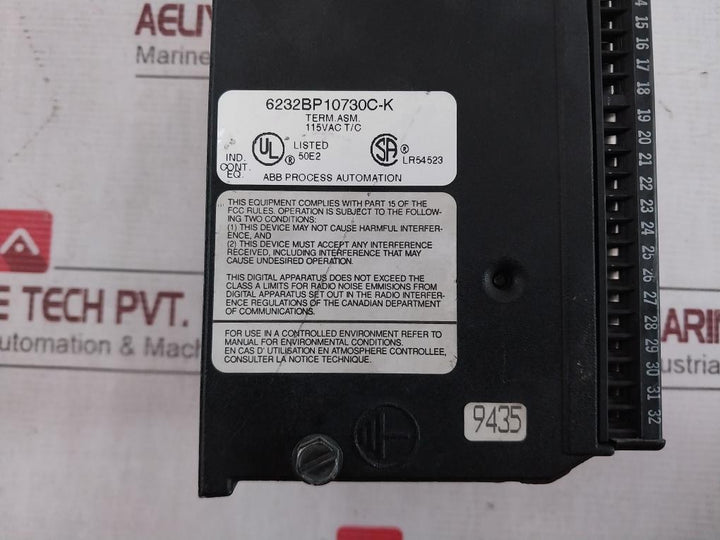 Abb Taylor Mod 300 Thermocouple Input Module 0.1A 6232Bp10720C-k, 6232Bp10730C-k