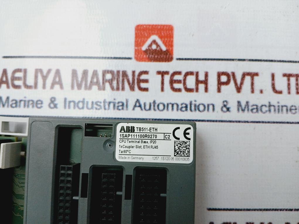 ABB TB511-ETH C2 1SAP111100R0270 CPU Terminal Base IP20