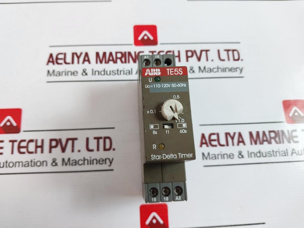 Abb Te5S Star-delta Timer Relay 110-120V Ac 50-60Hz, 440V Ac