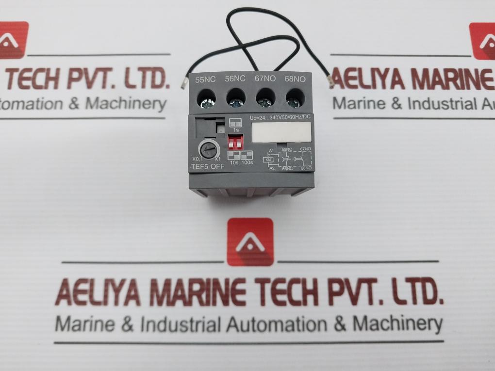 Abb Tef5-off Frontal Electronic Timer Module 24-240V