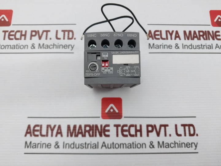Abb Tef5-off Frontal Electronic Timer Module 24-240V