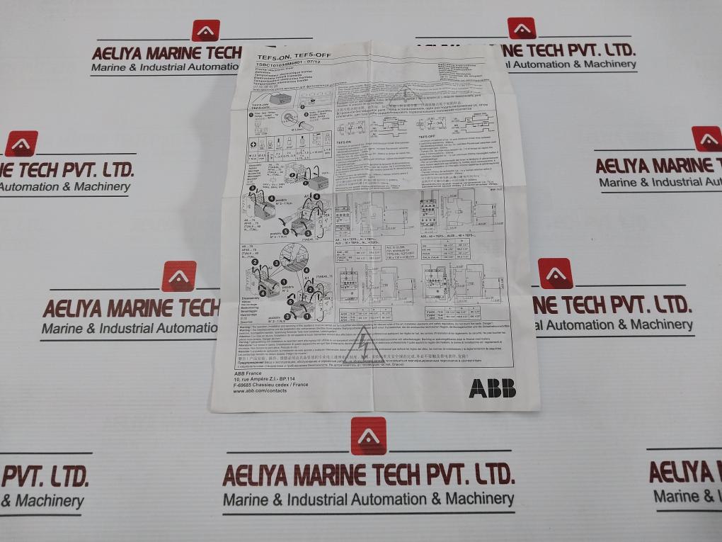 Abb Tef5-off Frontal Electronic Timer Module 24-240V