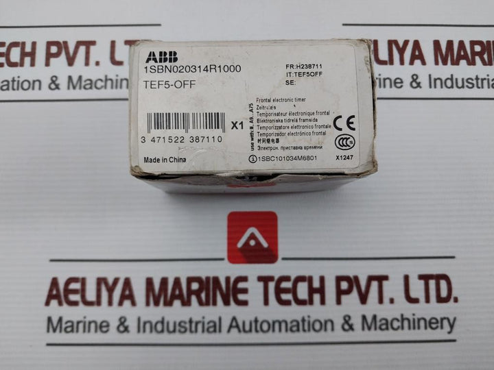 Abb Tef5-off Frontal Electronic Timer Module 24-240V