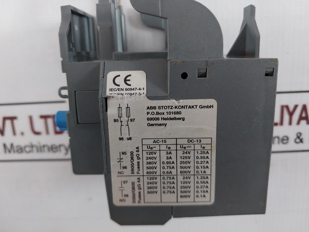 Abb Tf42-4.2 Thermal Overload Relay Awg 18-12 9-13 Lb-in 600V 690V 3.1-4.2A