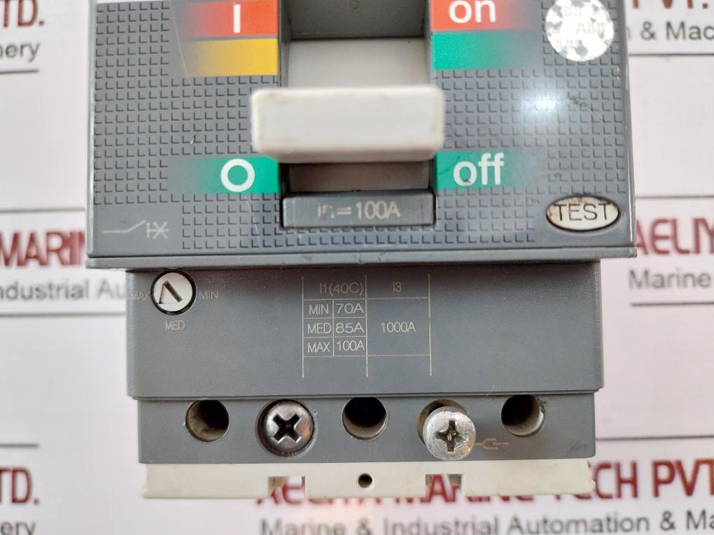 Abb Tmax T1N 160 4-pole Circuit Breaker Fixed W/ Front Terminal