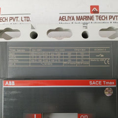 Abb Tmax T6N 630 Sace Tmax Moulded Case Circuit Breaker Iec 60947-2 1000V
