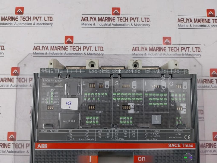 Abb Tmax T7S 1250 Circuit Breaker Iec 60947-2 Ra6708801 1Sda085117R1