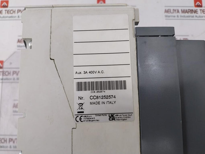 Abb Tmax T7S 1250 Circuit Breaker Iec 60947-2 Ra6708801 1Sda085117R1