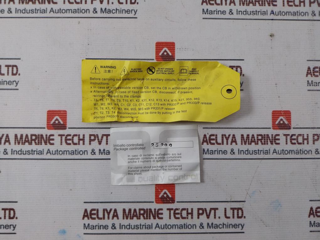 Abb Tmax T7S 1250 Circuit Breaker Iec 60947-2 Ra6708801 1Sda085117R1