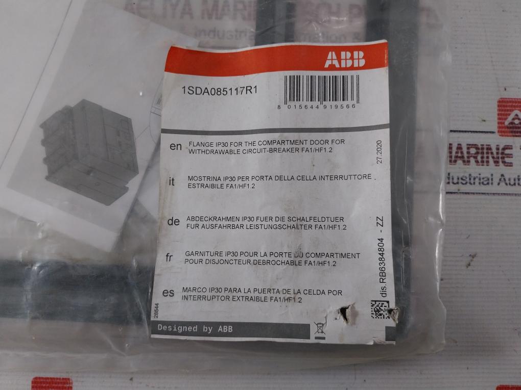 Abb Tmax T7S 1250 Circuit Breaker Iec 60947-2 Ra6708801 1Sda085117R1