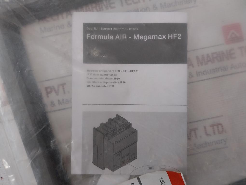 Abb Tmax T7S 1250 Circuit Breaker Iec 60947-2 Ra6708801 1Sda085117R1