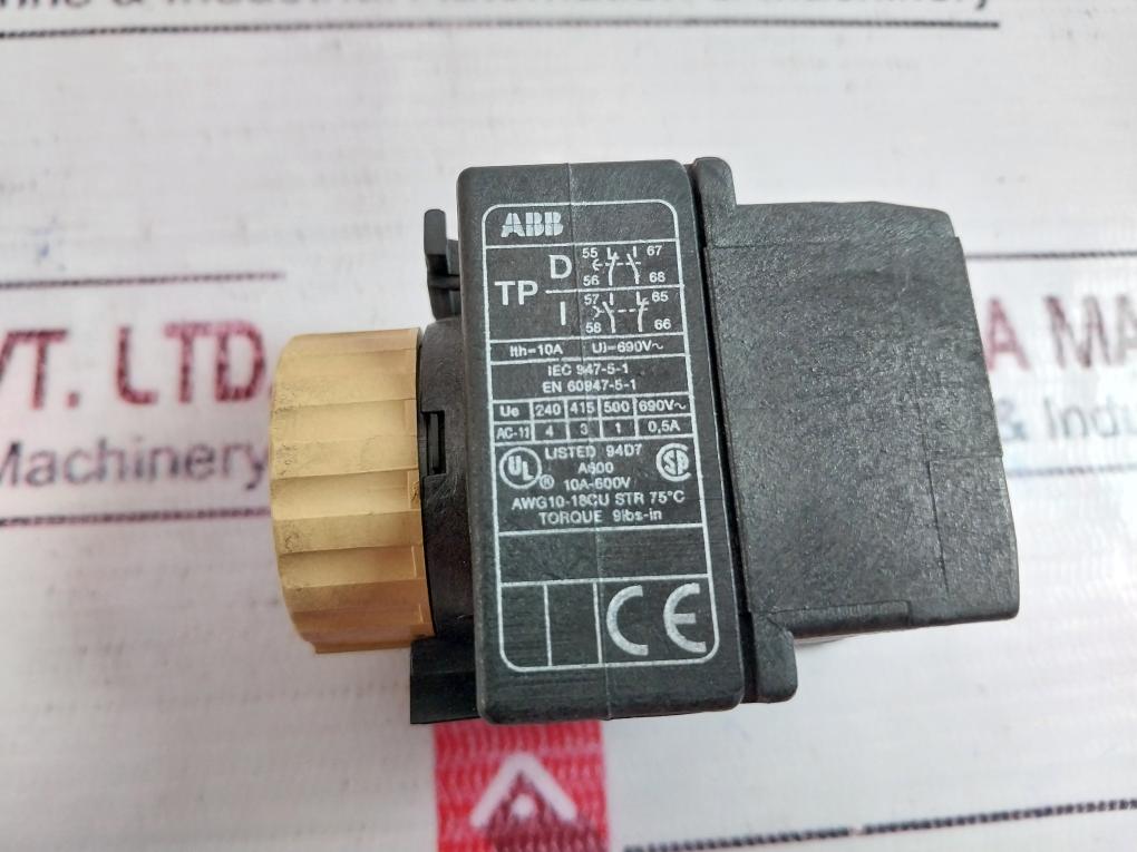 Abb Tp 40D Timer Block 0.1…40S, 10A 690V~
