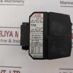 Abb Tpb On Delay Timer 10A 660V