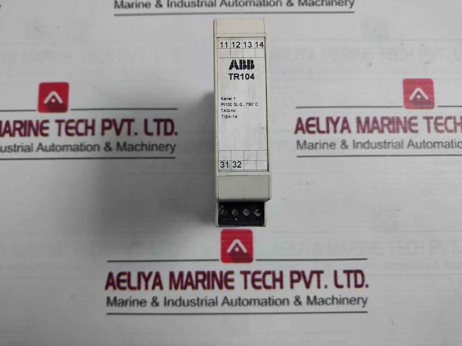 Abb Tr104 Rail Mounted Temperature Transmitter 4-20Ma Tisa-14