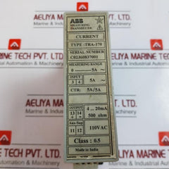 Abb Tra-170 Measuring Transducer 110Vac 500 Ohm 4…20 Ma