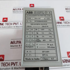 Abb Tra-267 Measuring Transducer Active Power 110V 48V Dc 4-20Ma
