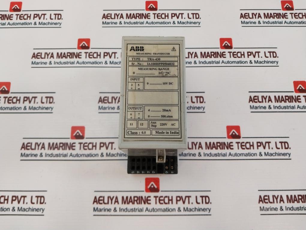 ABB TRA-430 Measuring Transducer 0-10V DC