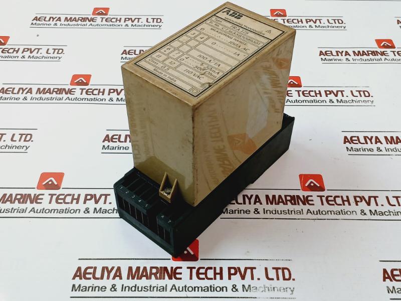 Abb Tra 175 Active/reactive Power Transducer 100A/1A , 110VAC ,0---100A AC