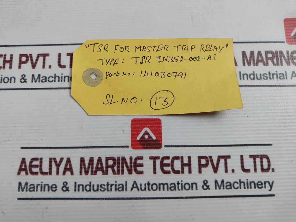 Abb Tsr 141030791 Trip Circuit Supervision Relay