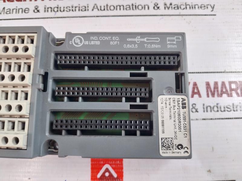 Abb Tu551-cs31 C1 Interface Screw Terminal Unit 1Sap210600R0001