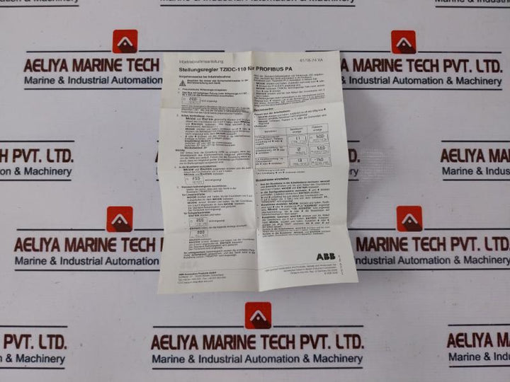 Abb Tzidc-110 Digital Electro-pneumatic Positioner V18346-1030120001 20…90 Psi