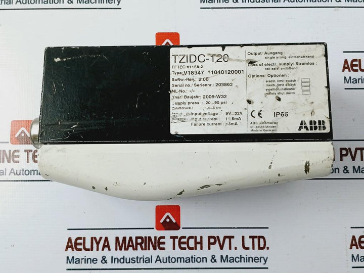 Abb Tzidc-120 Digital Positioner 20…90 Psi 9V…32V 11,5Ma