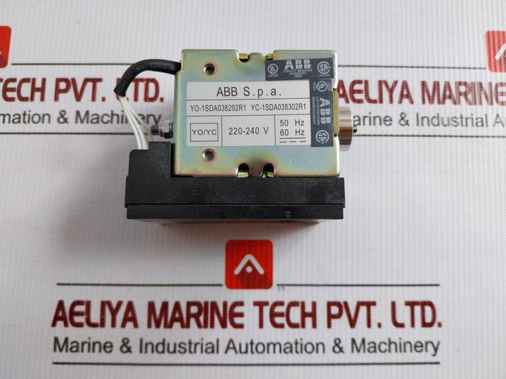 Abb Under Voltage Release Module 220-240V 50/60Hz Part No Yo-1Sda038292R1