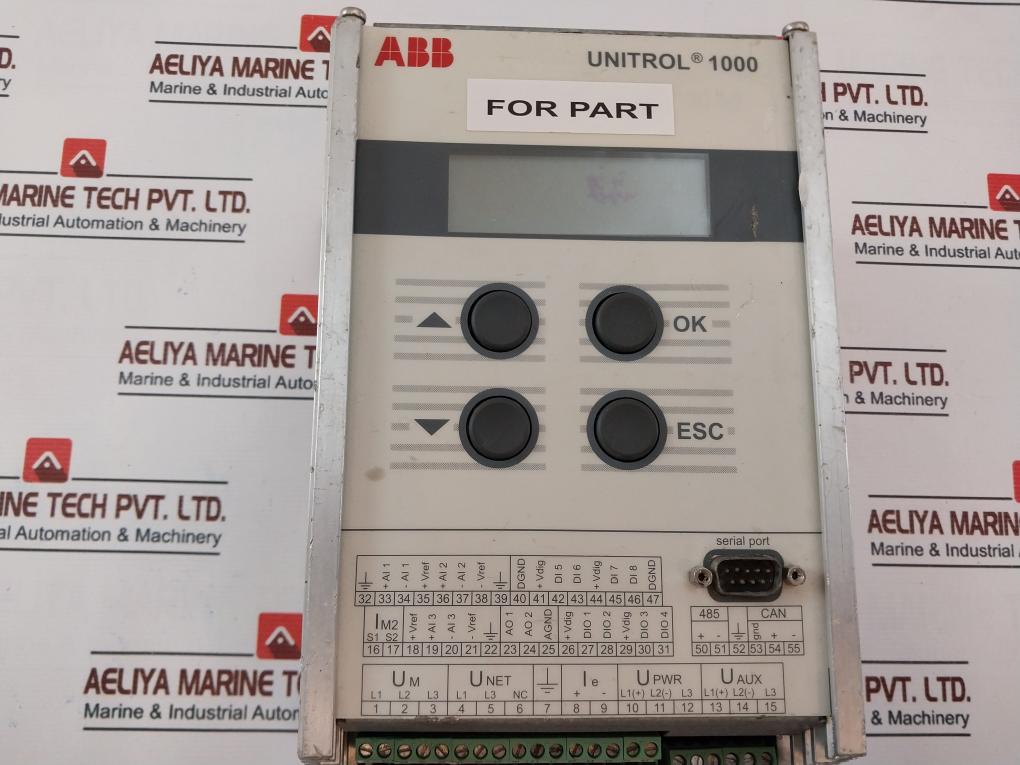 Abb Unitrol 1000 3Bhe014557R0003Automatic Voltage Regulator