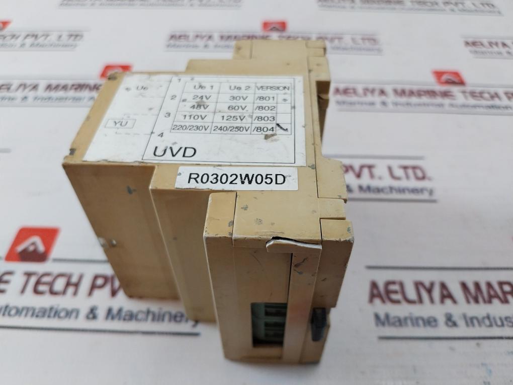 Abb Uvd Version 804 Time Relay Delay