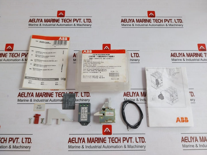 Abb Uvr Undervoltage Release Mccb Accessories 380-440Vac 50-60Hz Part No 1Sda051349R1