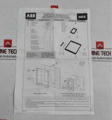 Abb Uxab 169224002 Flange F/ The Door F/ 3-pole C. Breaker Lna32/100