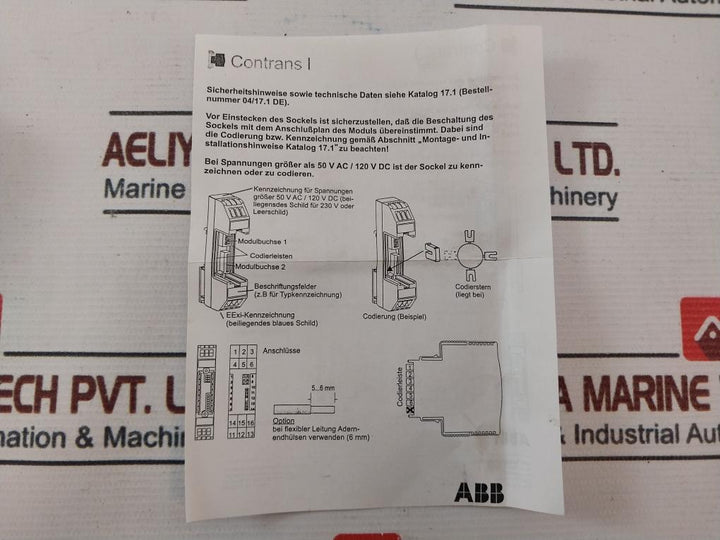 Abb V17171-110 Interface Module