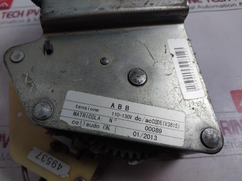 Abb V3615 Geared Motor Device 110-130Vdc/Ac 0008901201349537