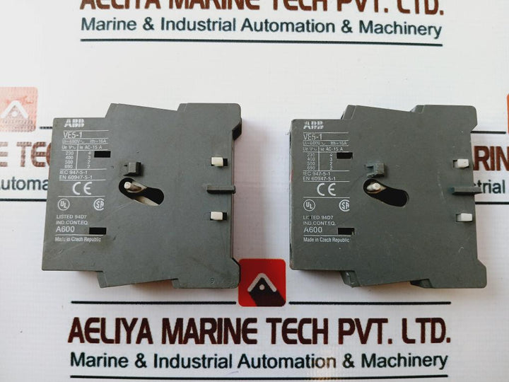 Abb Ve5-1 Mechanical & Electrical Interlock Unit 16A