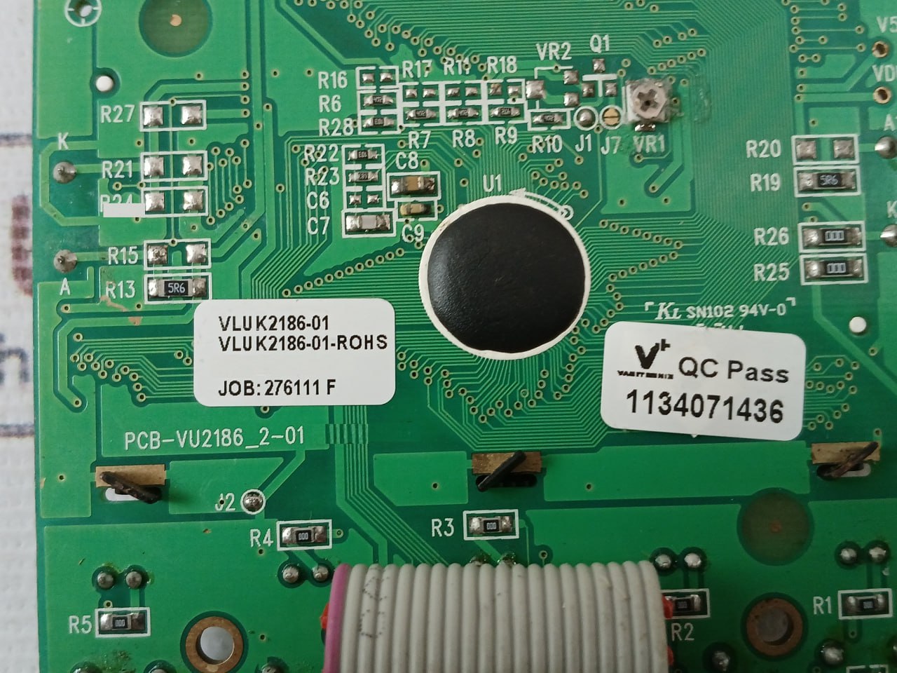Abb Vluk2186-01 Transmitter Panel Display Pcb-vu2186_2-01 1134071436