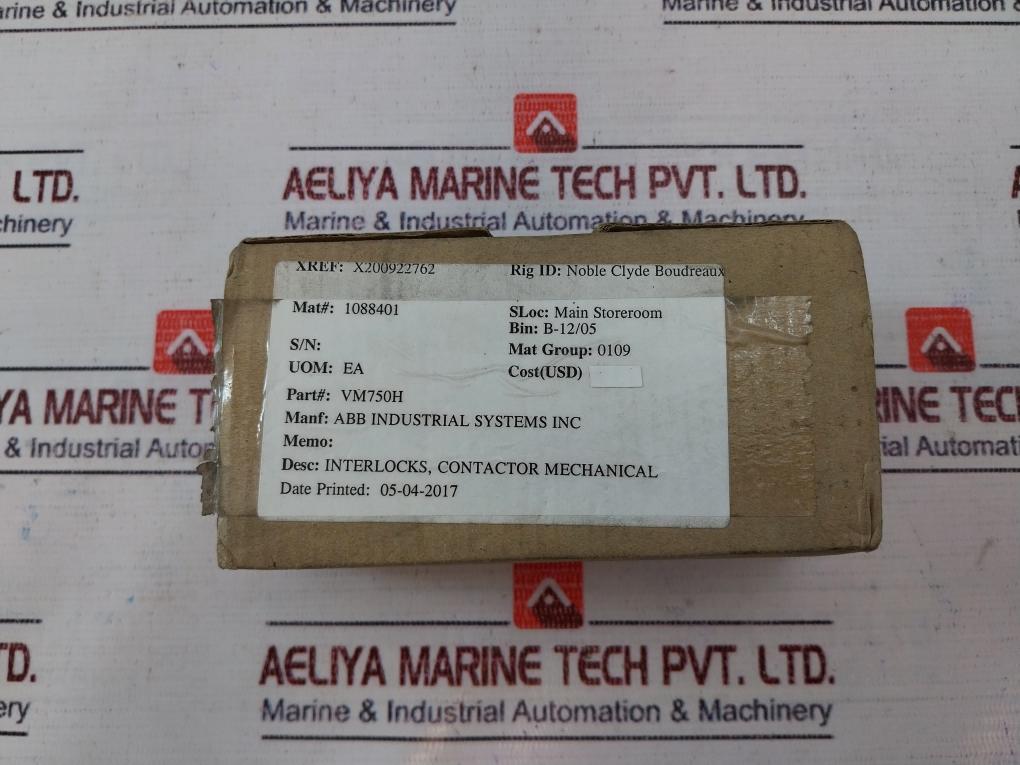 Abb Vm750H Mechanical Interlocks Contactor