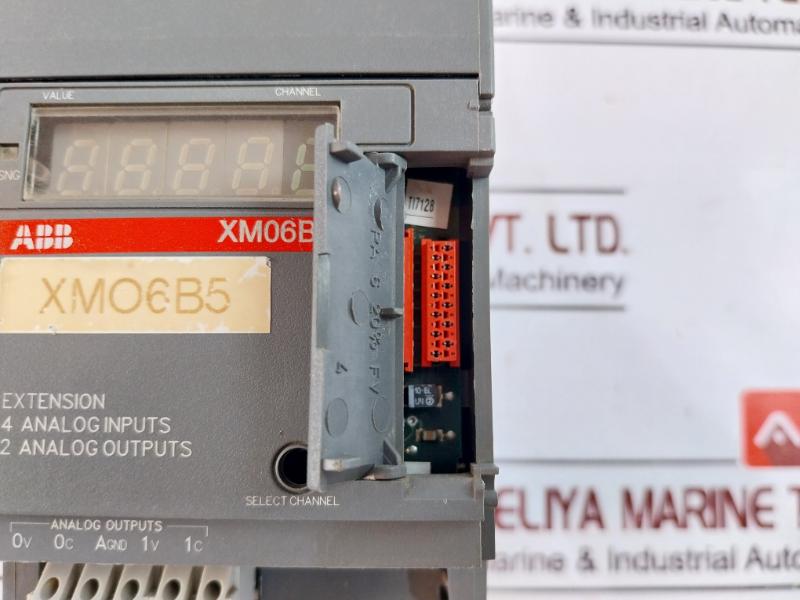 Abb Xm06B5-j12.0 Extension I/O Module, 4/2 Inputs/Output Analog