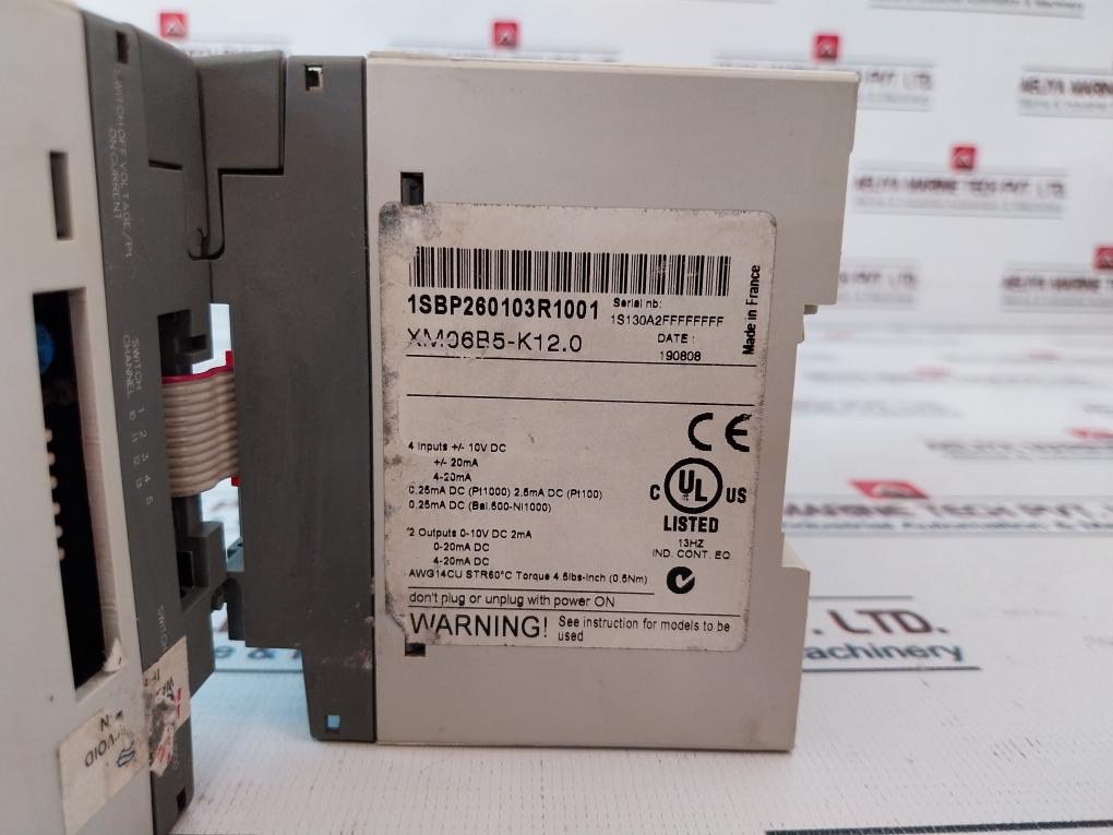 ABB XM06B5-K12.0,XK08F1-A3.0,XC08L1-D4.0, 4 Analog Output Module