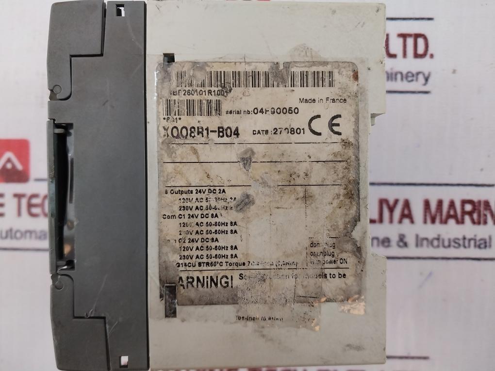 Abb Xo08R1 8 Relay Output Extension Module Xoo8R1-b04