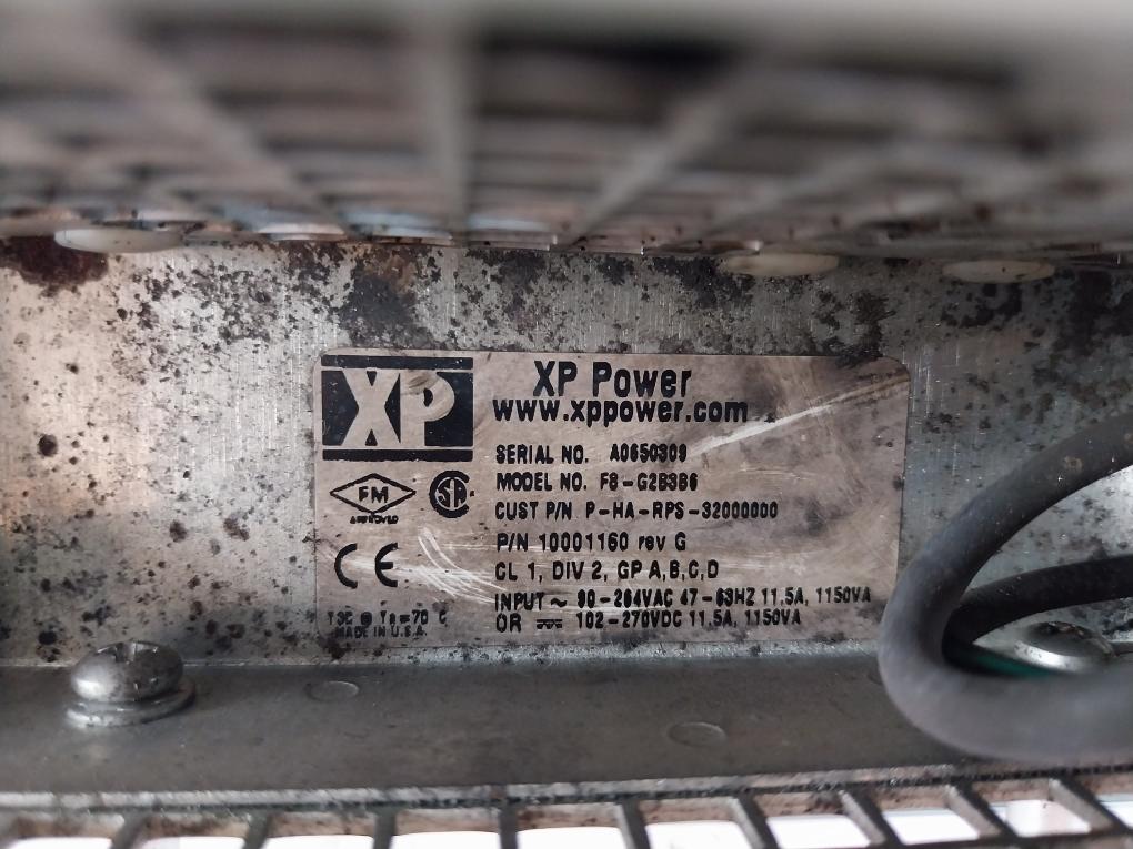 ABB XP Power XPIQ F8-G2B3B6 Power Supply Module 10000823 90-264VAC 47-63Hz 11.5A
