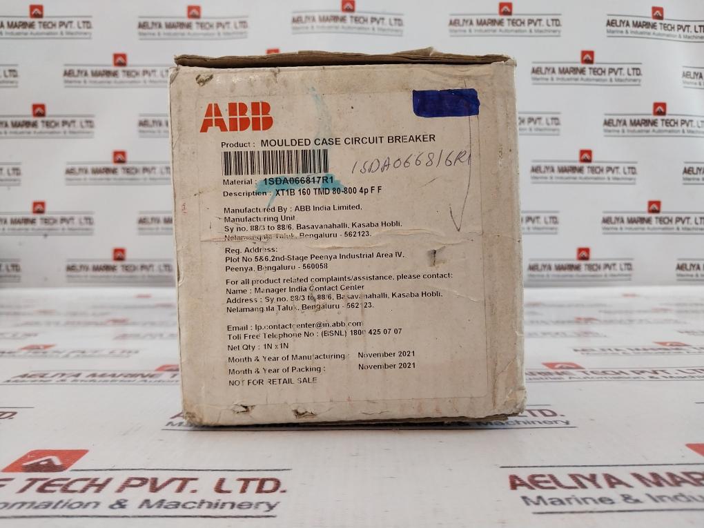 ABB XT1B 160 Three-pole Circuit Breaker IEC60947-2