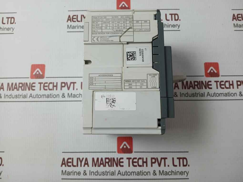 Abb Xt2H 160 Sace Tmax Xt2H 160 Industrial Fixed Front Terminals Circuit  Breaker