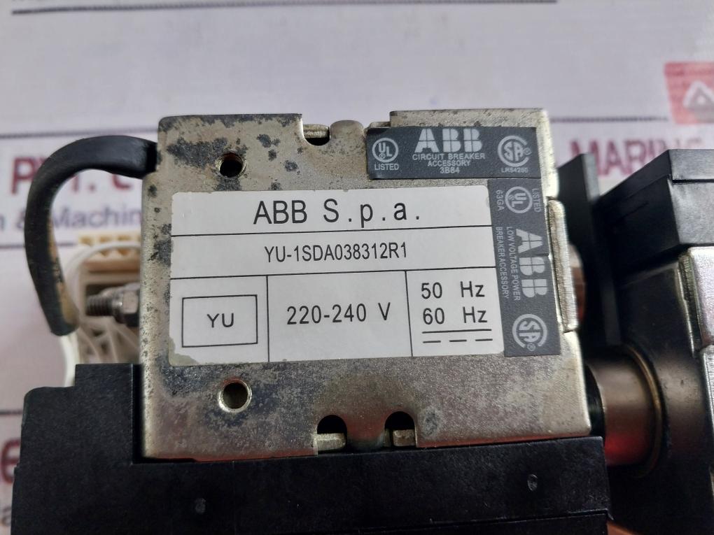 Abb Yu-1Sda038312R1 Undervoltage Release Coil Yo-1Sda038292R1/ Y0-1Sda038292R1