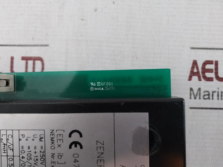 Abb Zb-03 Zener Barrier Control Board 3Hne 00094-1 94V-0 250V 01Atex446 209/294 Ohm