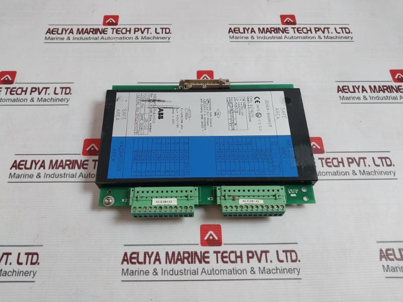 Abb Zb-03 Zener Barrier Control Board 3Hne 05281-1 250V 0.4/0.7W 105/121Ma