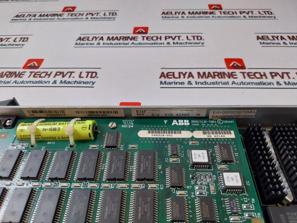 Abb 086444-003, 086370-001, 086388-001, 086406-002, 086407-501 Plc Module Rack