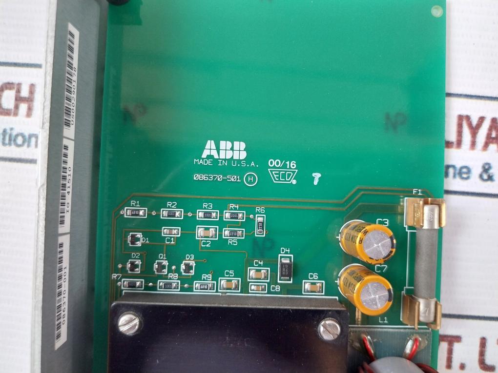 Abb 086444-003, 086370-001, 086388-001, 086406-002, 086407-501 Plc Module Rack