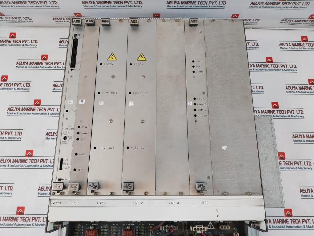 Abb 086444-003, 086370-001, 086388-001, 086406-002, 086407-501 Plc Module Rack